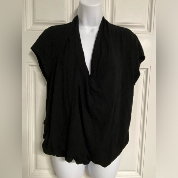 1- KLOK DENMARK Black VISCOSE-Blend Blouse - Picture 1 of 7